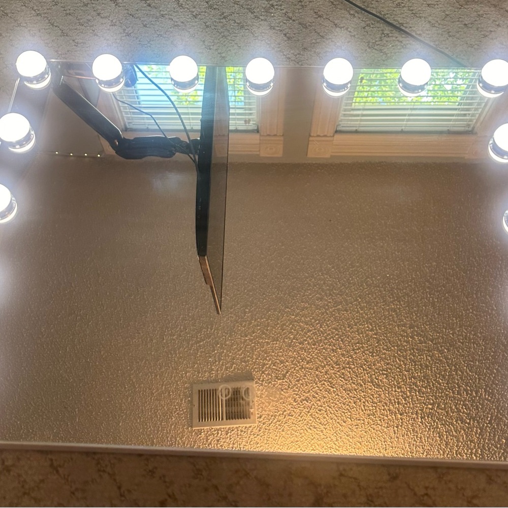 Hollywood Lighted Vanity Mirror with Lights,3 Colors Modes,Touch Control